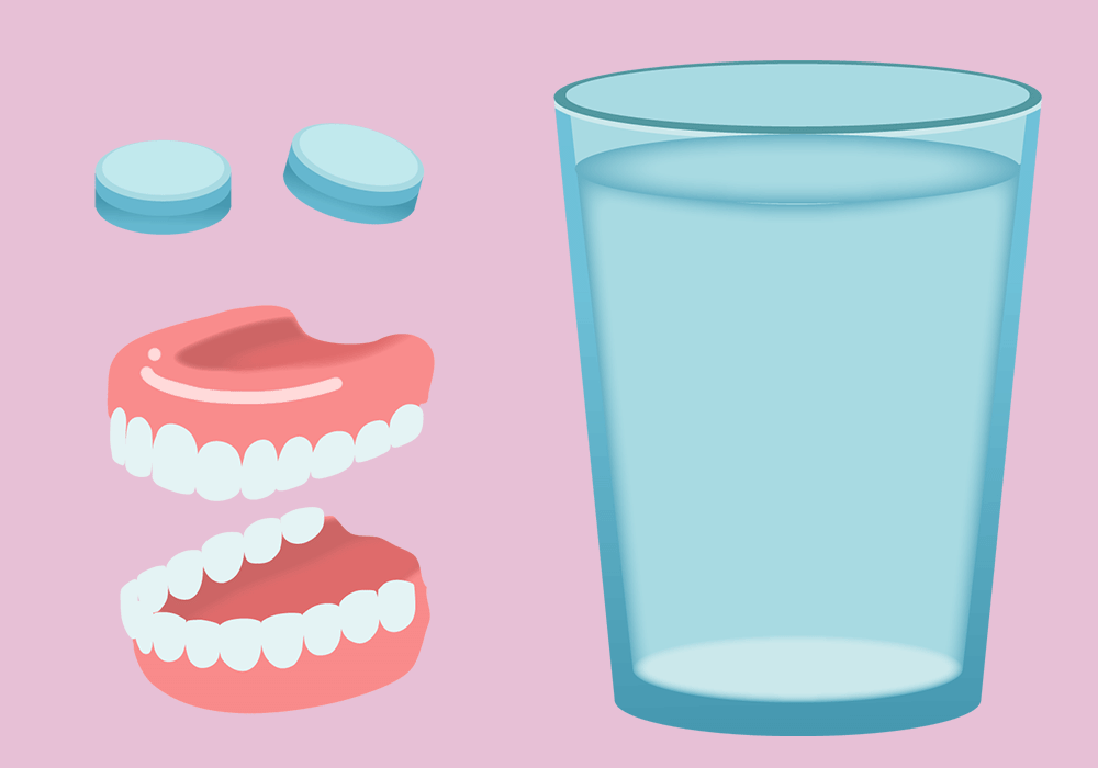 洗浄液と入れ歯